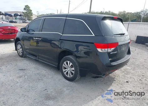 2014 Honda Odyssey Ex-L z USA, uszkodzony, nr VIN 5FNRL5H65EB016515